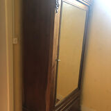 Wardrobe with mirror