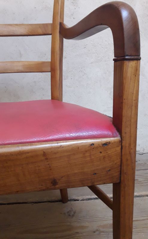 Armchair cherry tree period Restoration XIX °