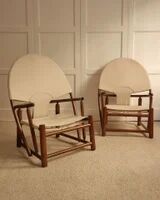 Pair of Hoop G23 armchairs