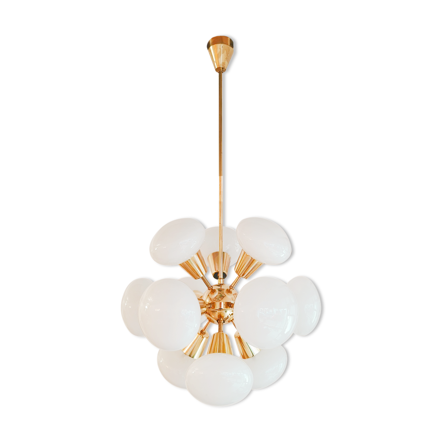 Sputnik chandelier by Jaroslav Bejvl for Kamenicky Senov
