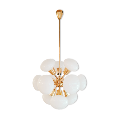 Lustre Spoutnik par Jaroslav Bejvl pour Kamenicky Senov