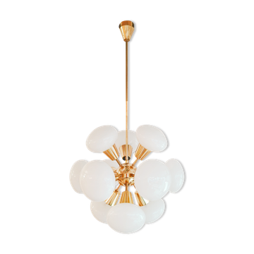 Sputnik chandelier by Jaroslav Bejvl for Kamenicky Senov