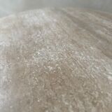Vintage round travertine table 60s