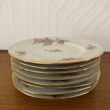 8 Limoges porcelain dessert plates