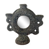 Candle holders 3 fires Fat Lava ceramic 60s