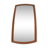 Miroir scandinave en teck 78 x 36 cm