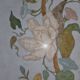 Table ronde marbre et marqueterie