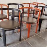 8 Niels Jorgen Haugesen String chairs for Tranekaer, Denmark