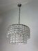 Kinkeldey 2-tier cut crystal chandelier, gilt brass, circa 1970s, Germany