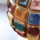Colorful ceramic vase, 1960
