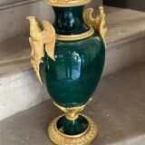 Porcelain and bronze vase