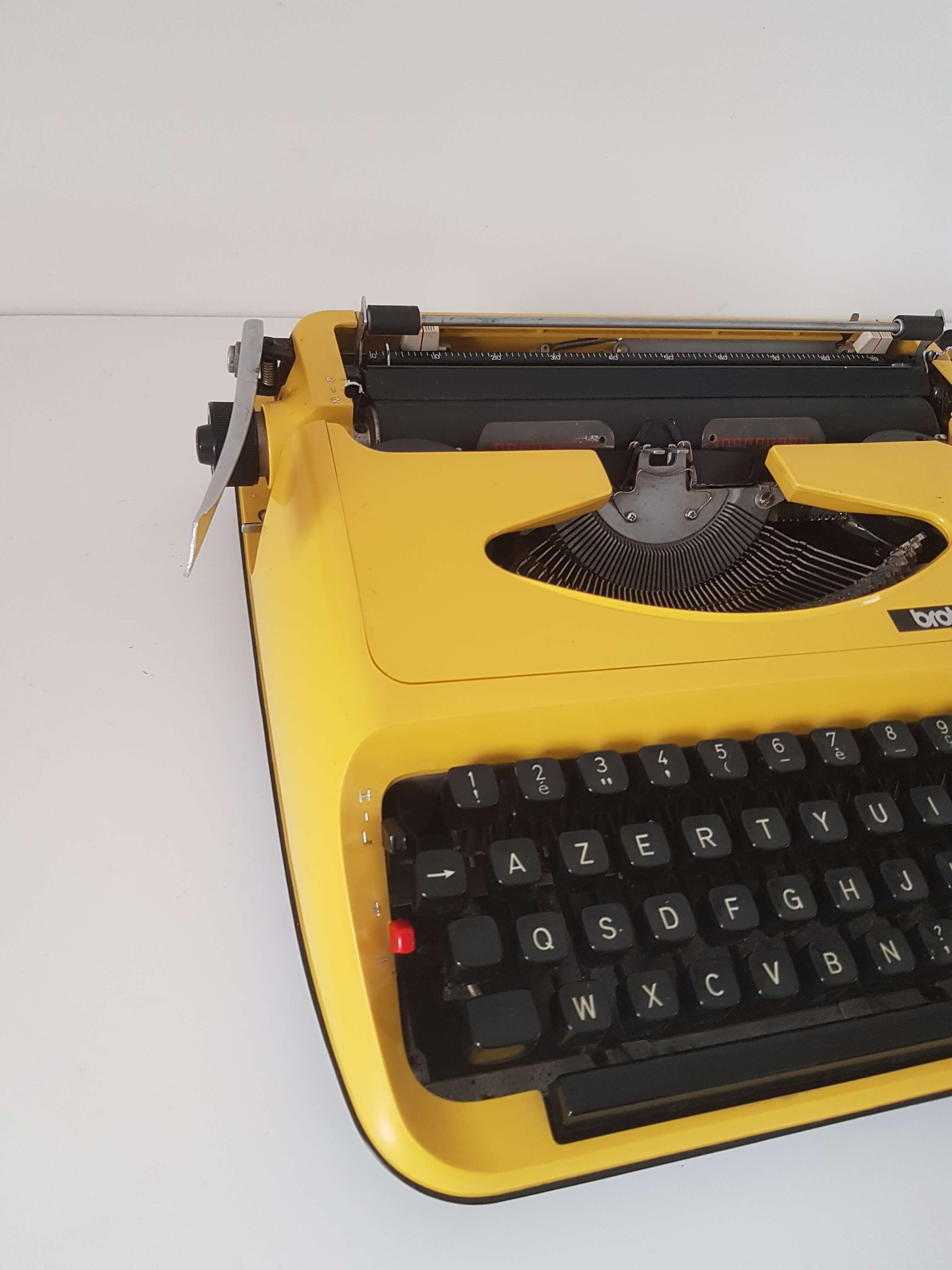 Brother Yellow Typewriter
