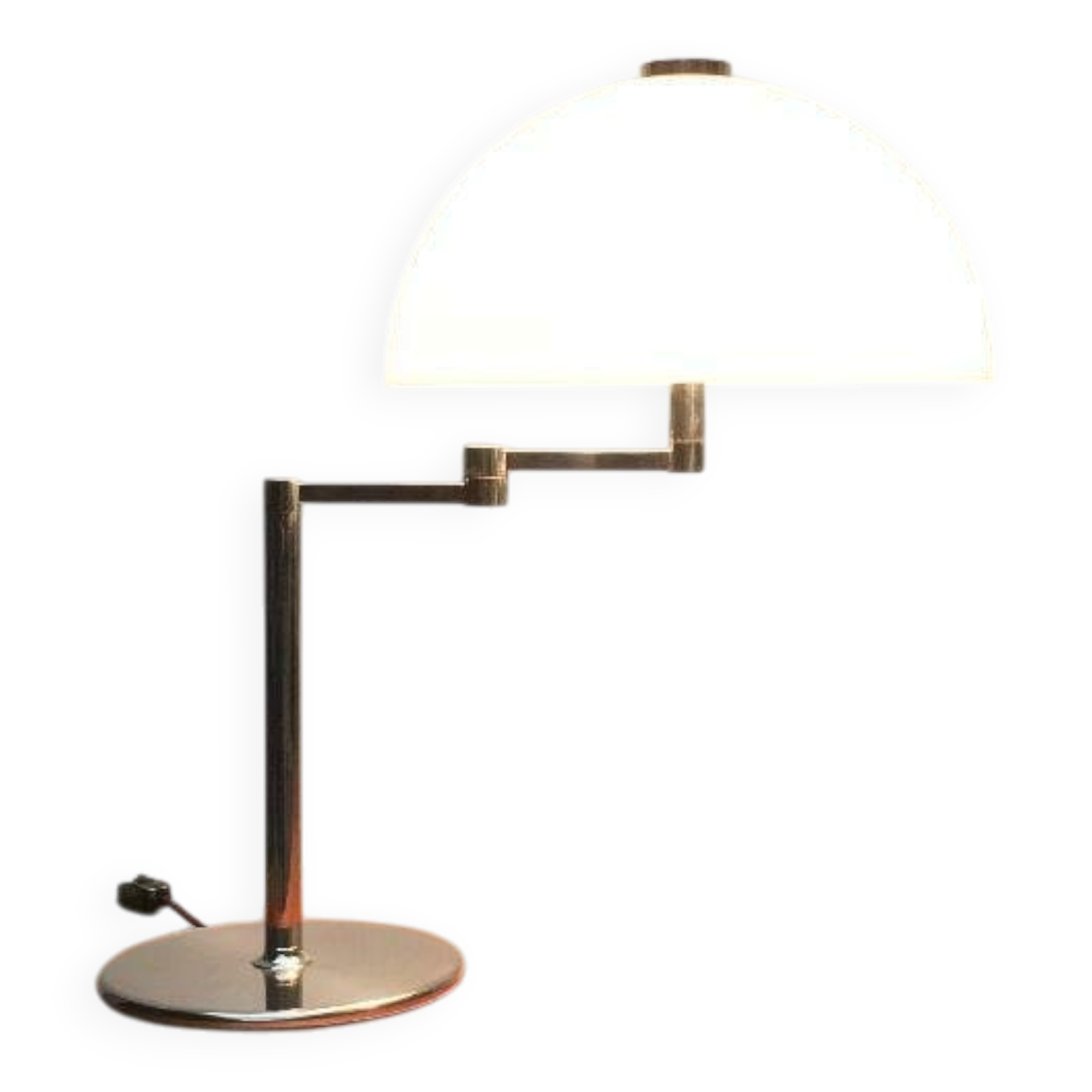 Table lamp model Schwenkomat from the mid-century space age by the SLZ team for Swisslamps International, 1960s.
