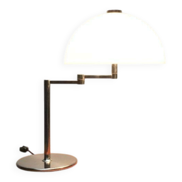 Lampe de table modèle Schwenkomat de l’ère spatiale du milieu du siècle par l’équipe SLZ pour Swisslamps International, années 1960