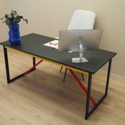 Bureau en acacia, design italien, années 1980, production : Italie