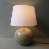 Sandstone ball lamp signed Guy Baudat, 1960s