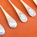 5 table forks Orfèvre Christofle Collection Fidelio baguette