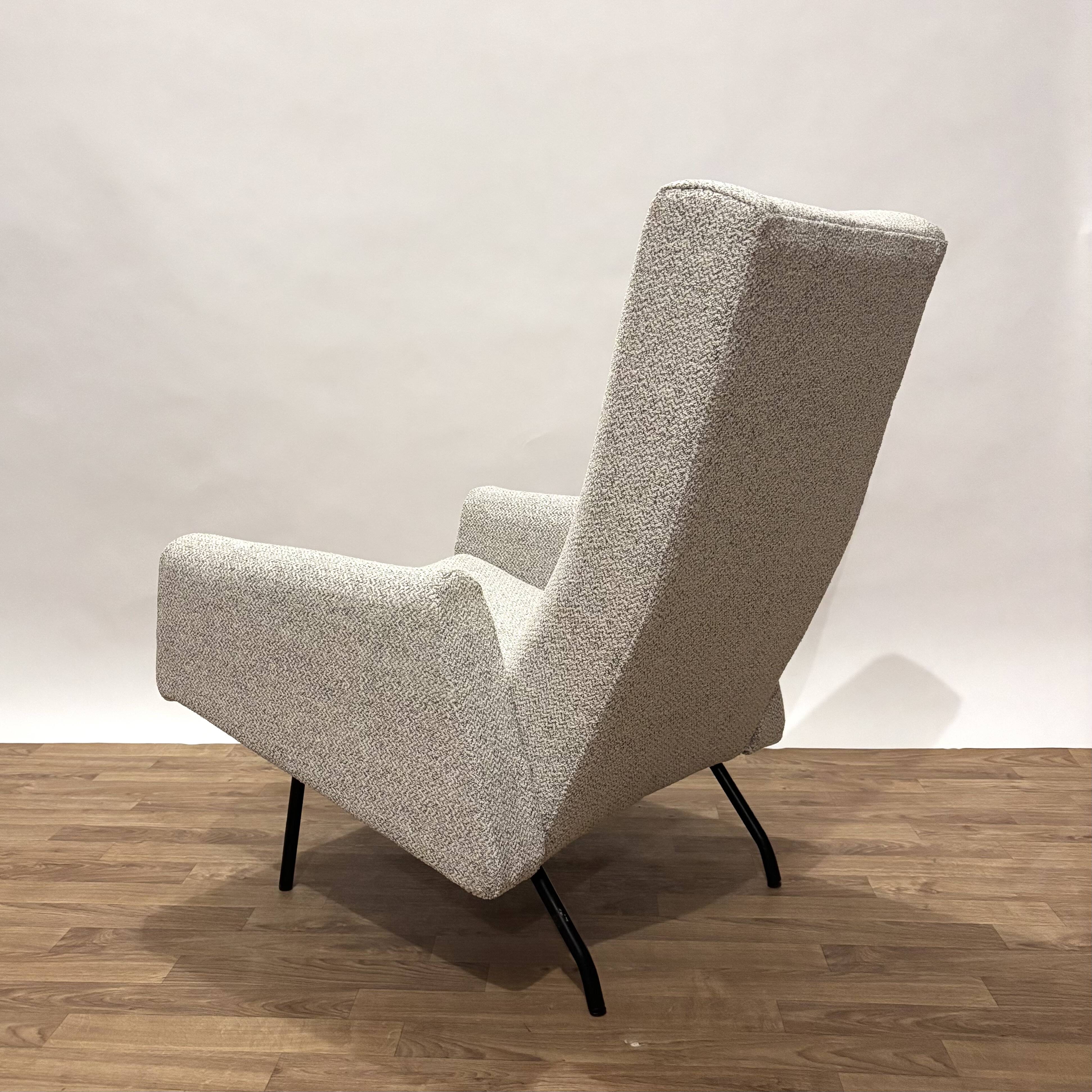 Louis Paolozzi modernist armchair reupholstered
