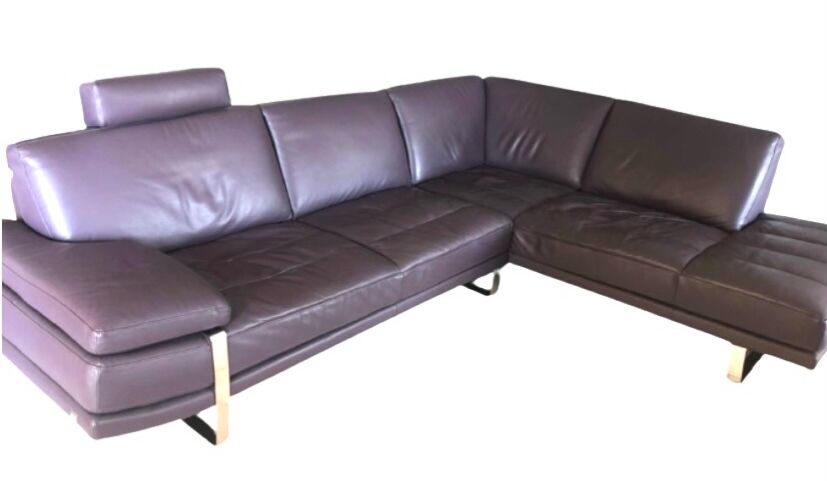 Bo Concept leather corner sofa