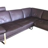 Bo Concept leather corner sofa