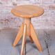 Mid-Century Beech Piano Stool, Czech, 1940s