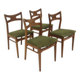 4 Scandinavian oak chairs, Sweden, 1960