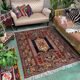 Afghan wool sevan kazak rug 185x143 cm chobi