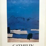 Exhibition poster by Bernard Cathelin, Chapelle du Grand Couvent, Cavaillon, 1980