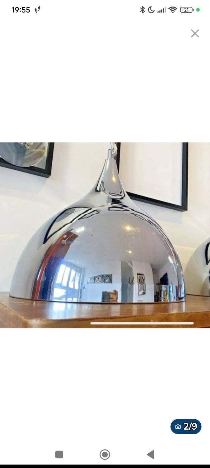 2 chrome space age suspensions