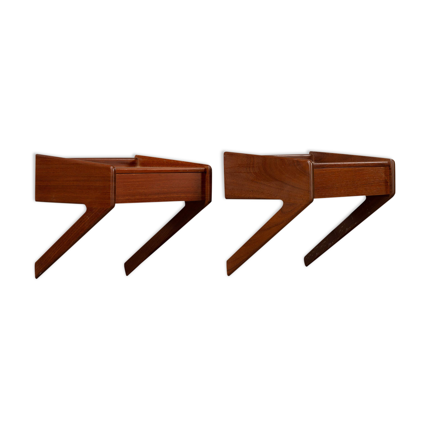 Bedside tables Model 79 in teak by Olhome, 1960s