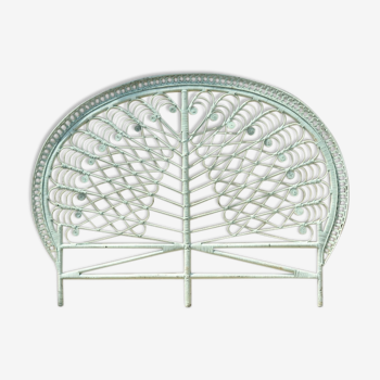 180cm rattan peacock headboard