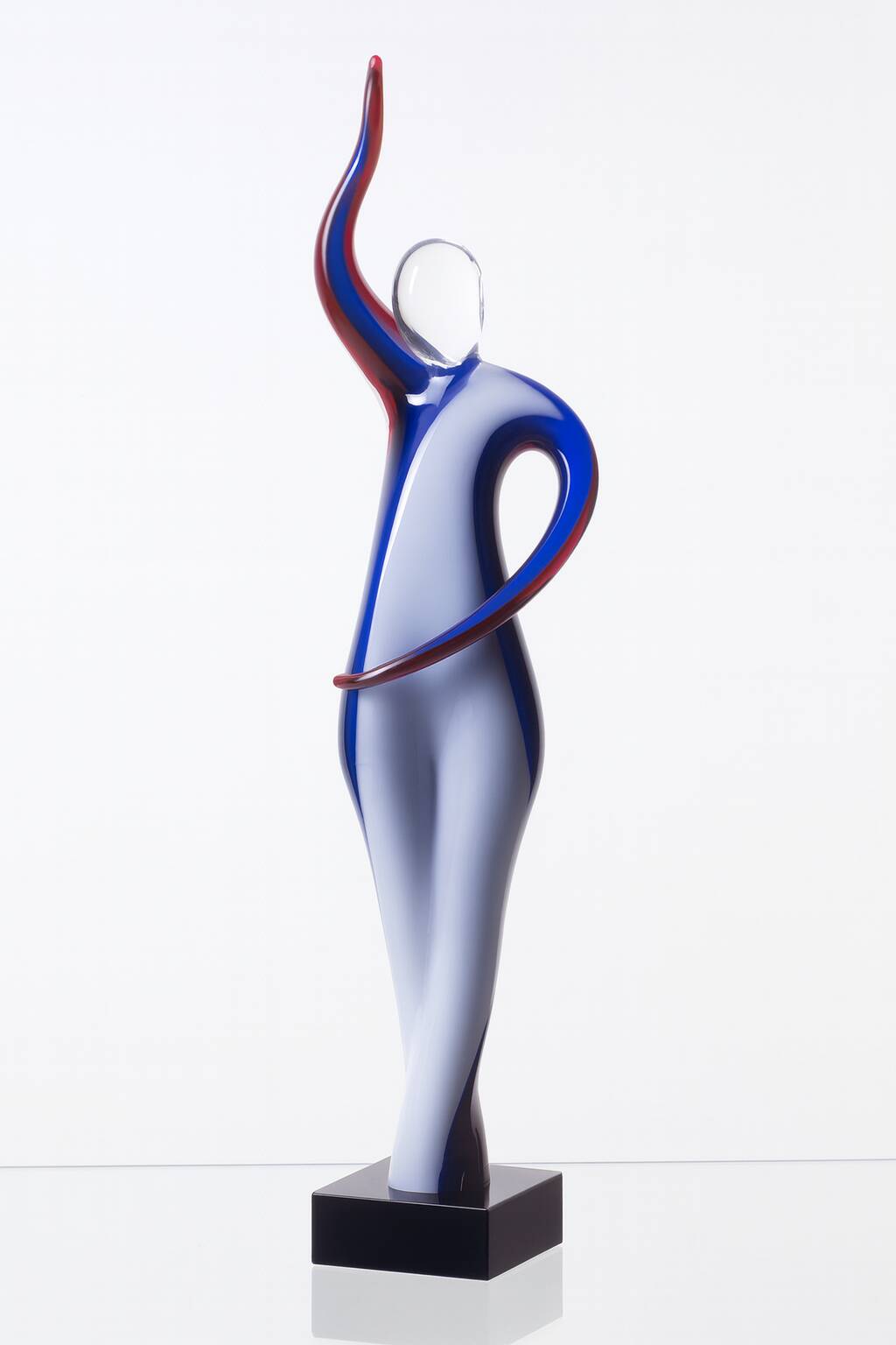 Modernist Glass Sculpture, 1970s–1990s, Czechoslovakia