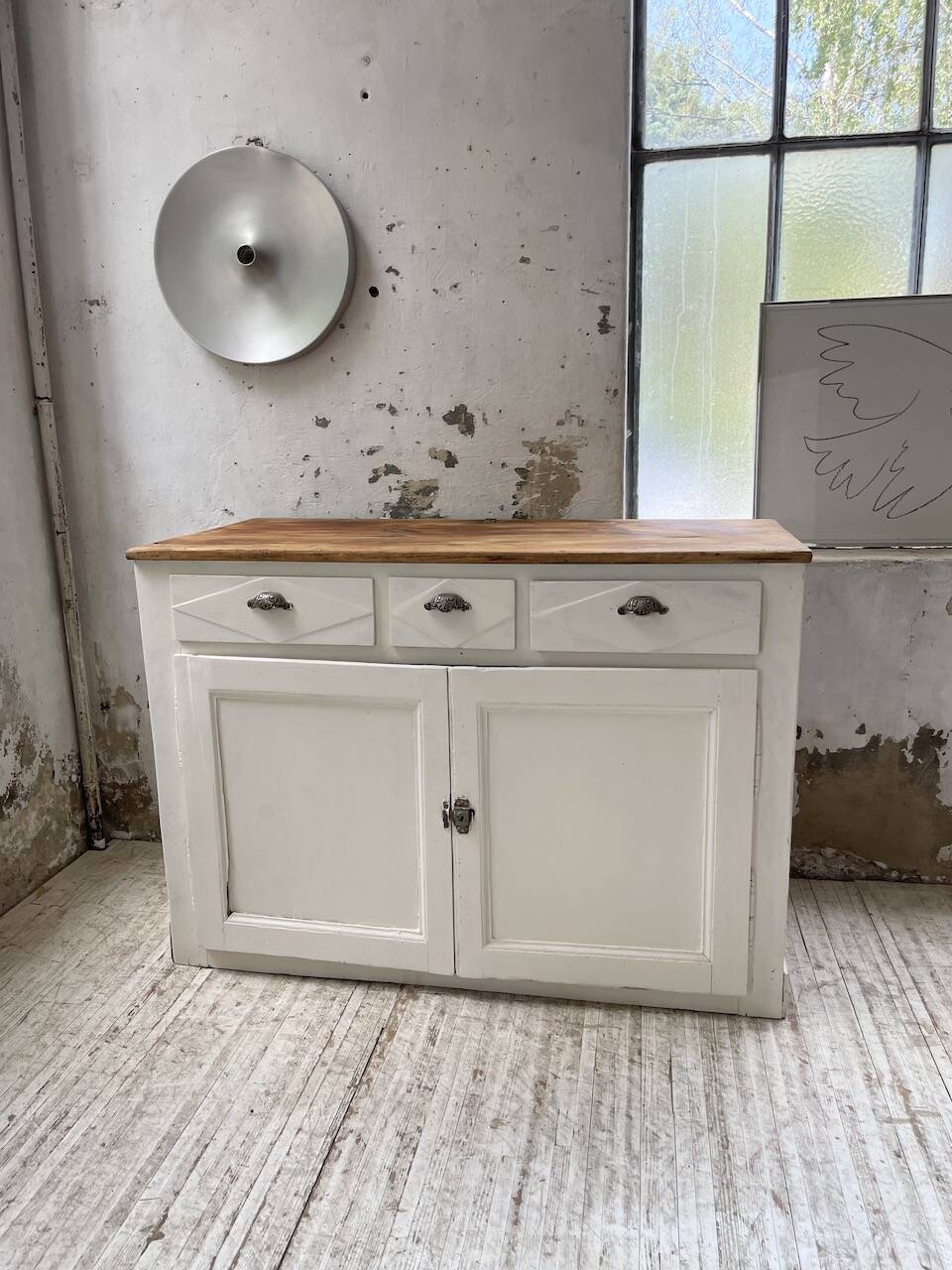 White patina sideboard craft furniture