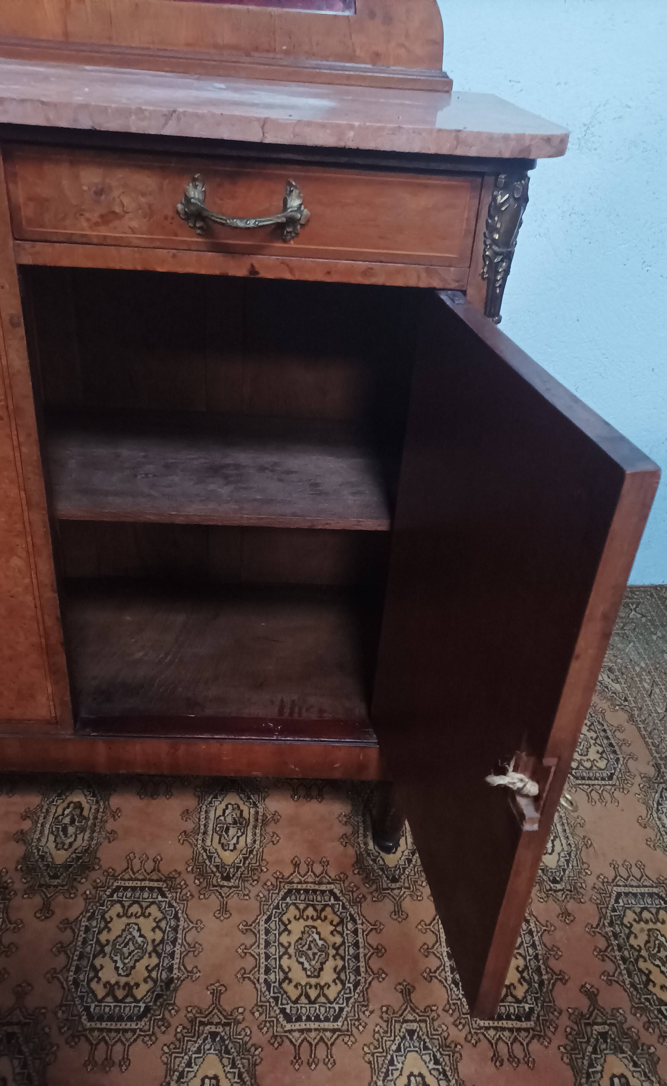 Art Deco burr walnut sideboard