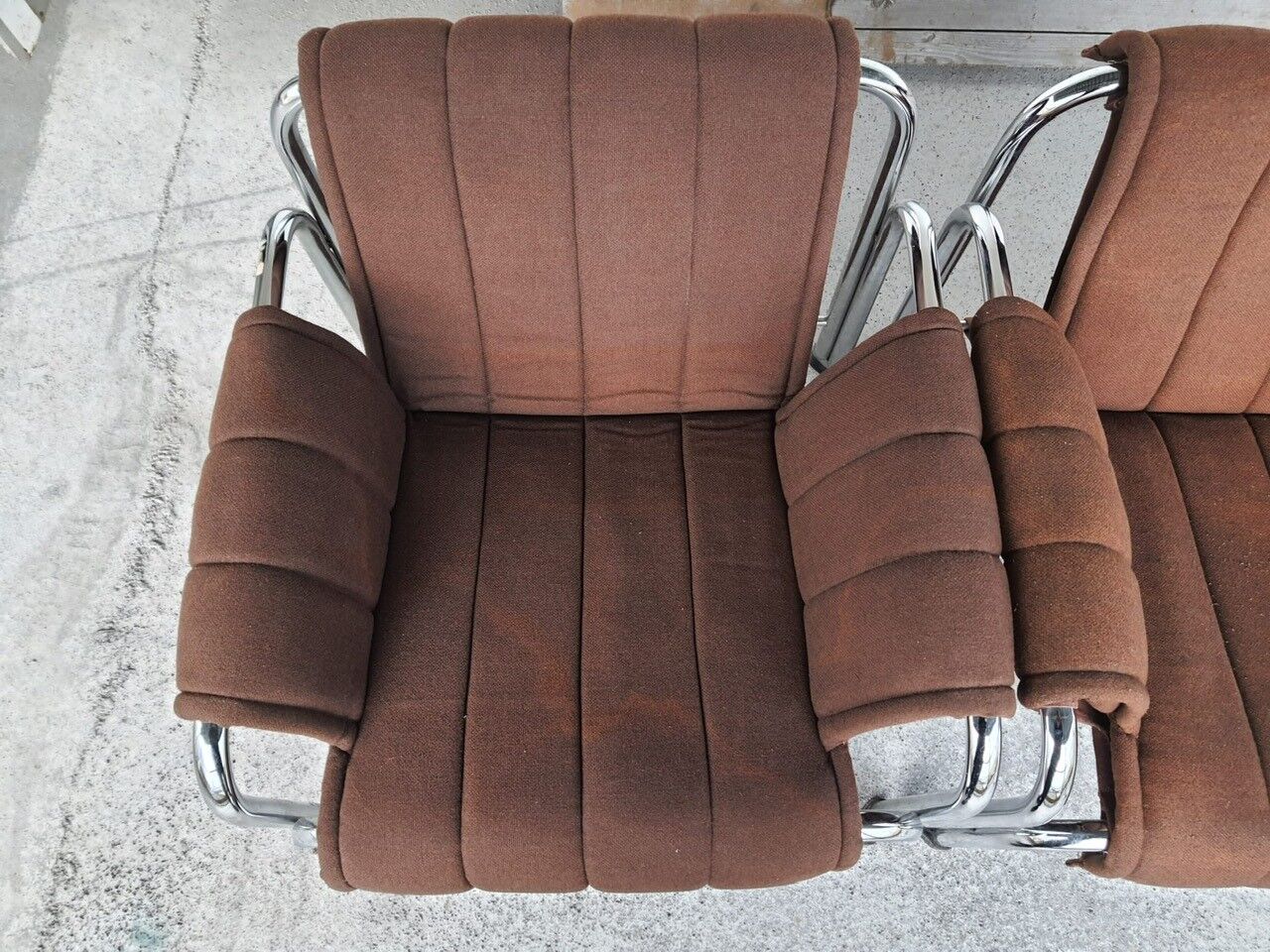 Fauteuil chromé du milieu du siècle par Viliam Chlebo pour Kodreta Myjava, années 1980.