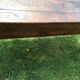 Solid wooden farm table mid-20th century
