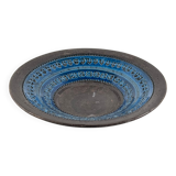 Aldo Londi for Bitossi, Large Centrepiece Bowl, Rimini Blue Series, 1970s