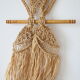 Tissage mural Chouette en macramé