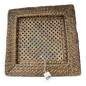 WICKER TRAY