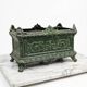 Antique enamelled cast iron planter in the Napoleon III style.