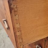 Art deco chest of drawers in walnut from the 30s