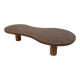 Organic Shaped Wooden Coffee Table, Contemporary, Italy