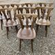 8 mountain wooden chairs