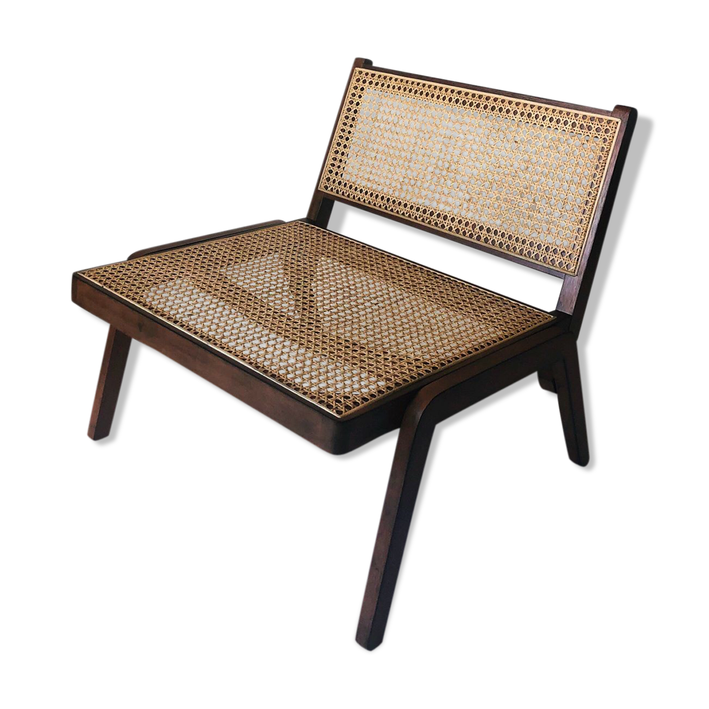 Chair in caning