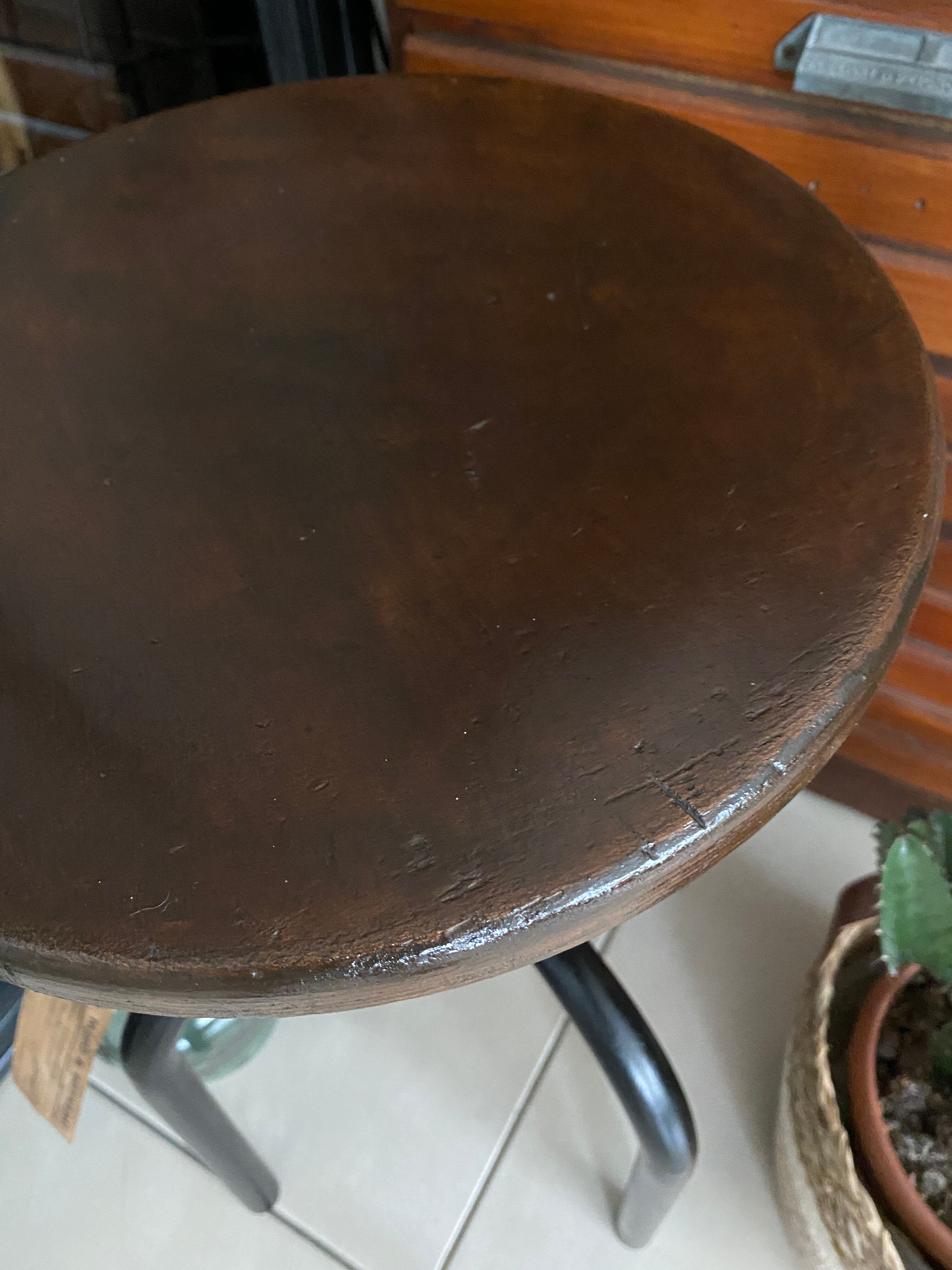 Vintage industrial stool