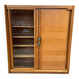 Oak display cabinet - Guillerme & Chambron
