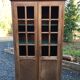 Bibliothèque vintage en hêtre à 2 portes
