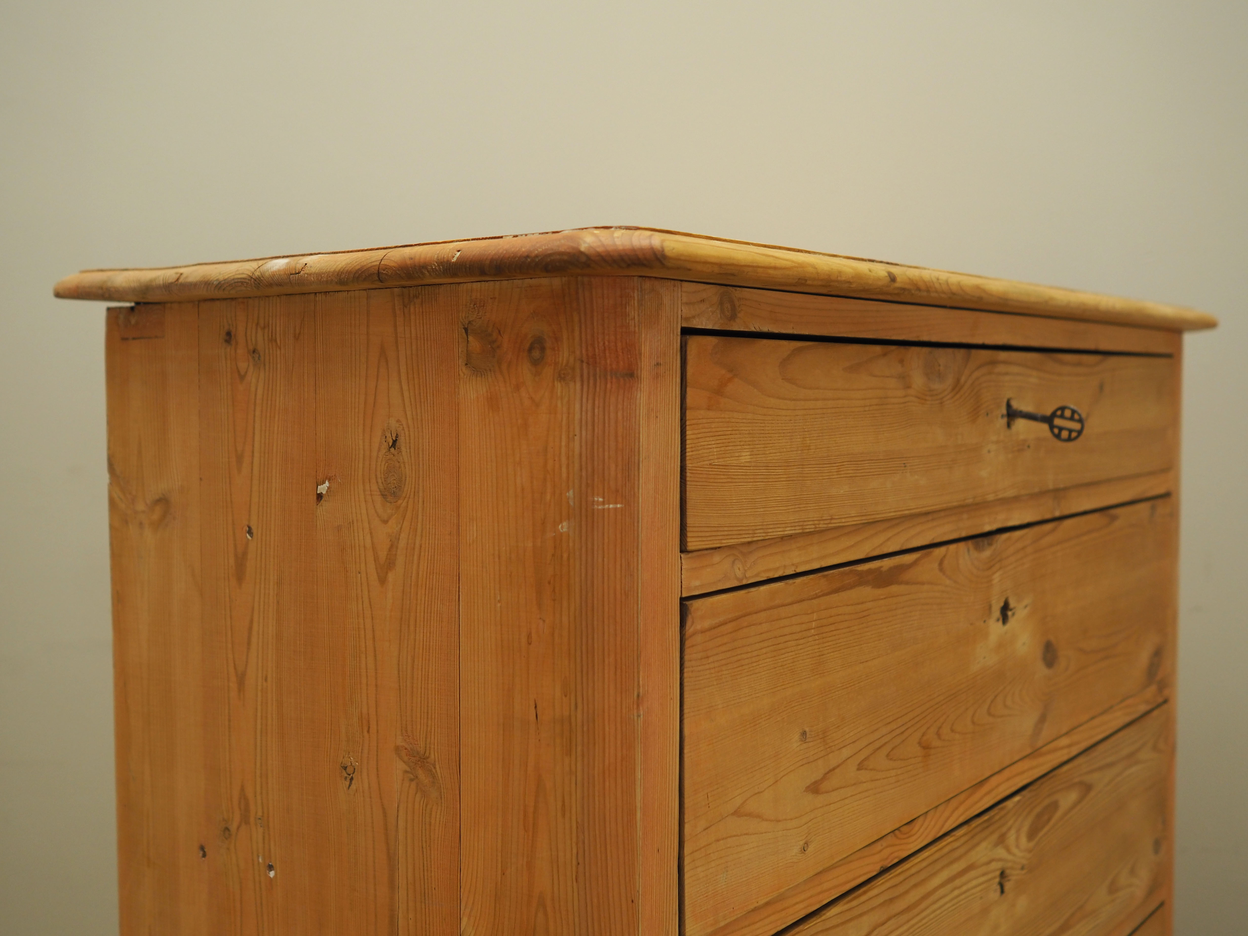 Pine chest of drawers, Danish design, 1950s, production: Denmark