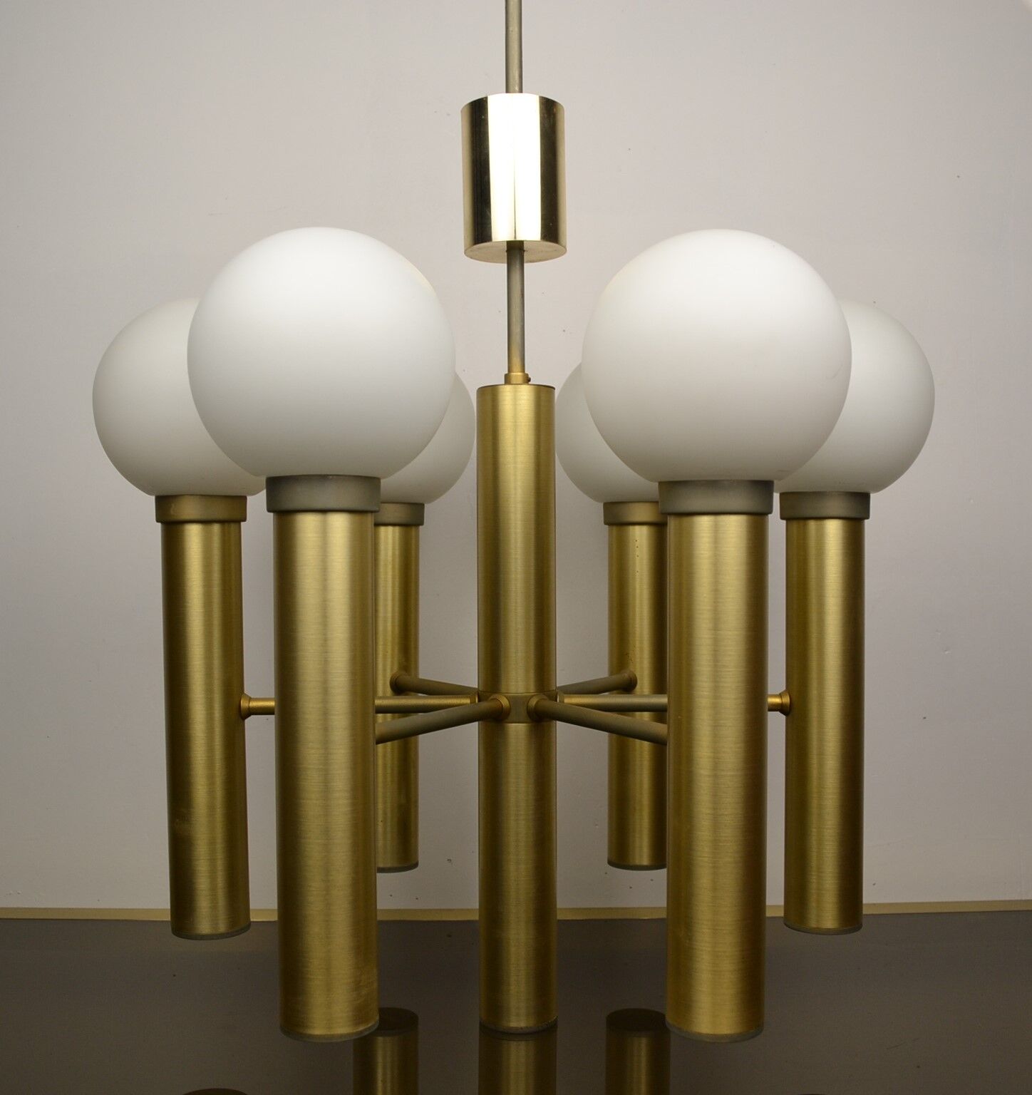 1970s space age chandelier