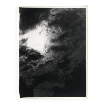 Rosine nusimovici, untitled (cloud ii), c 1980. black and white silver print
